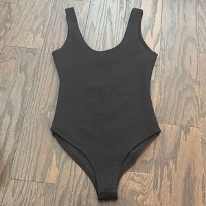 Zara Black Sleeveless Bodysuit